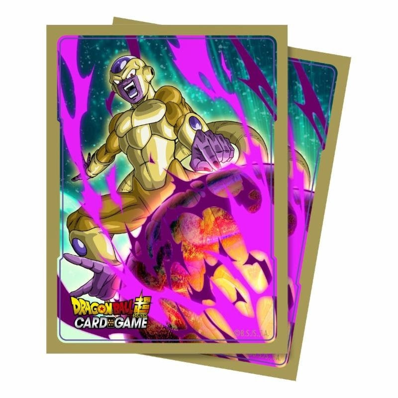 Image for Set 3 V2 Standard Deck Protectors for Dragon Ball Super CCG - Golden Frieza (65-Pack) - Card Sleeves