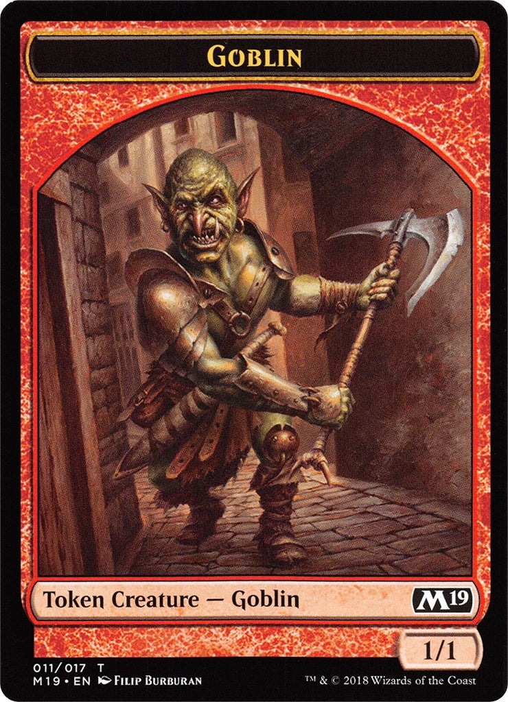 Image for Goblin // Thopter Double-Sided Token (Game Night) (11 // 14) (Core Set 2019) - Magic: The Gathering