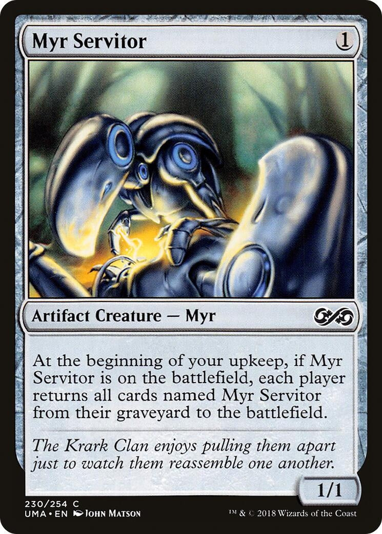 Image for Myr Servitor (230) (Ultimate Masters) - Magic: The Gathering