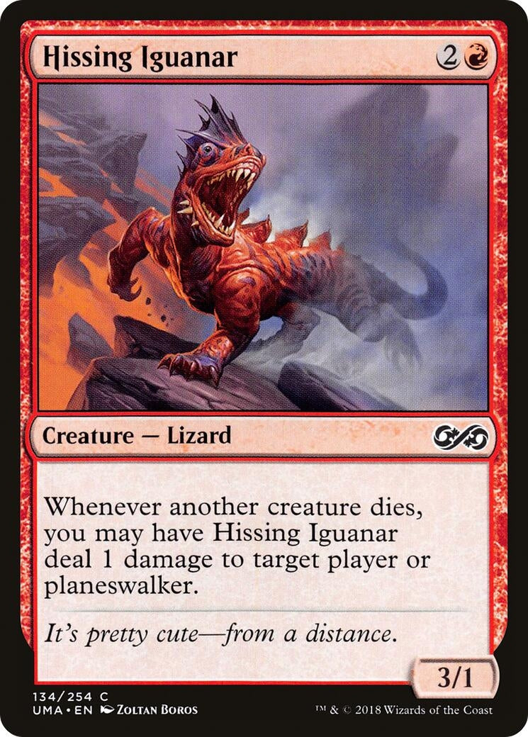 Image for Hissing Iguanar (134) (Ultimate Masters) - Magic: The Gathering