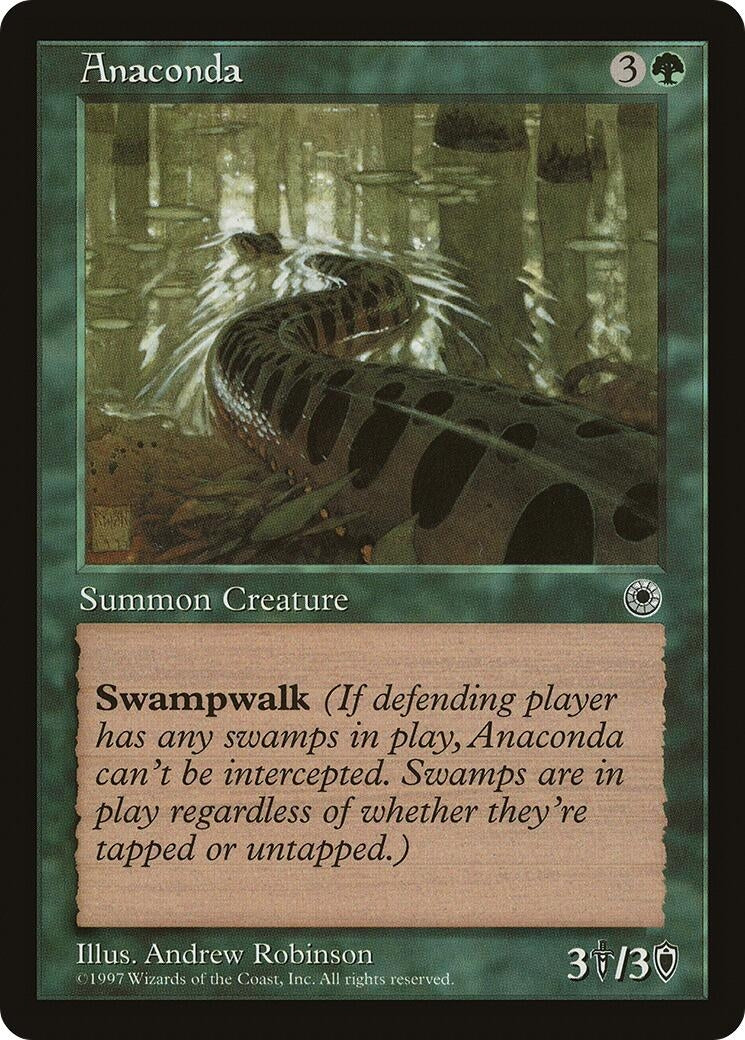 Image for Anaconda (Portal) - Magic: The Gathering