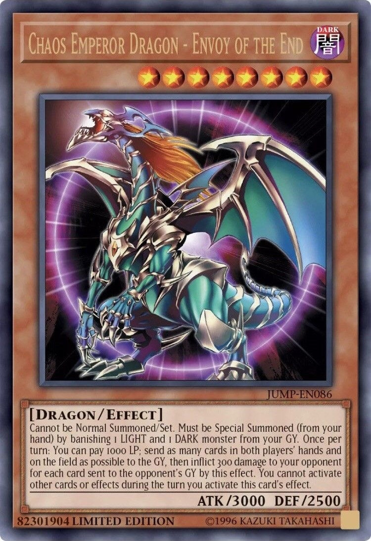 Image for Chaos Emperor Dragon - Envoy of the End (JUMP-EN086) (SJMP) - YuGiOh