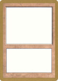 Image for 1998 World Championship Blank Card (World Championship Decks) - Magic: The Gathering