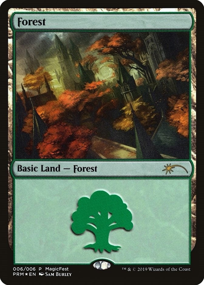 Image for Forest (2019) (6) (MagicFest Cards) - Magic: The Gathering