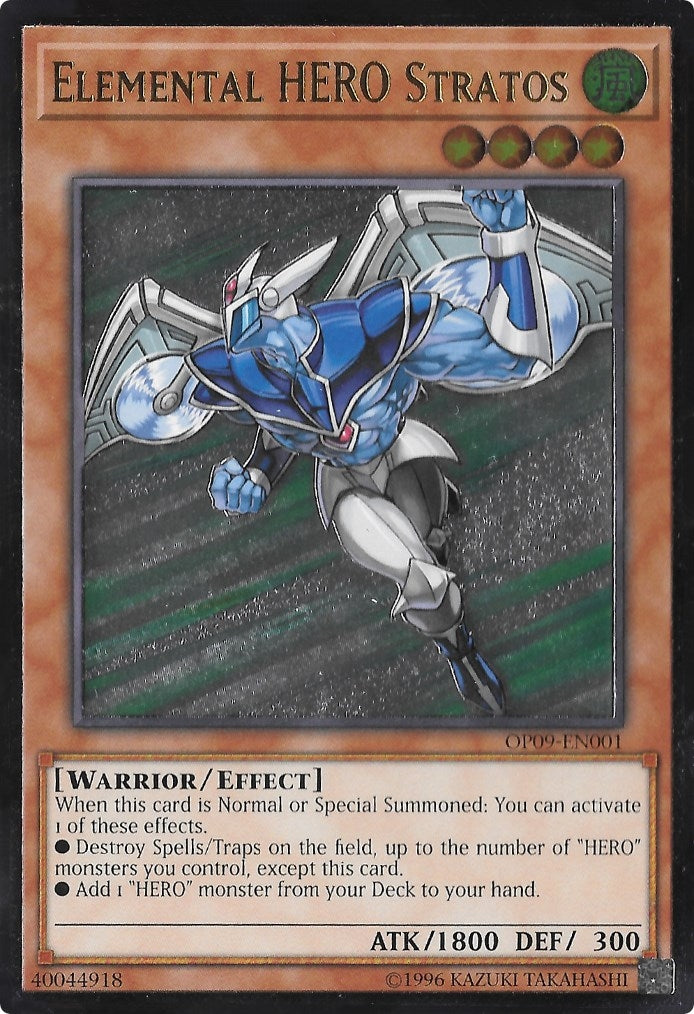 Image for Elemental HERO Stratos (UTR) (OP09-EN001) (OP09) - YuGiOh