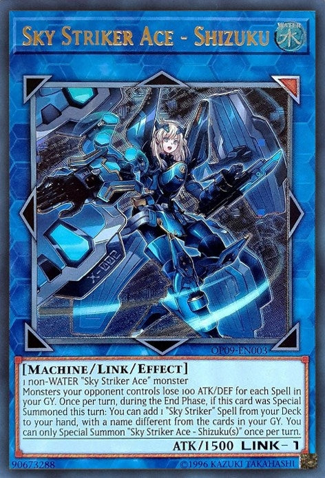 Image for Sky Striker Ace - Shizuku (UTR) (OP09-EN003) (OP09) - YuGiOh