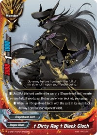 Image for "Dirty Rag" Black Cloth (S-BT01A-CP01/0026EN) (Buddy Lineage) - Future Card BuddyFight