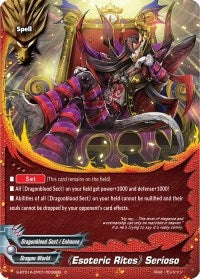 Image for "Esoteric Rites" Serioso (S-BT01A-CP01/0038EN) (Buddy Lineage) - Future Card BuddyFight