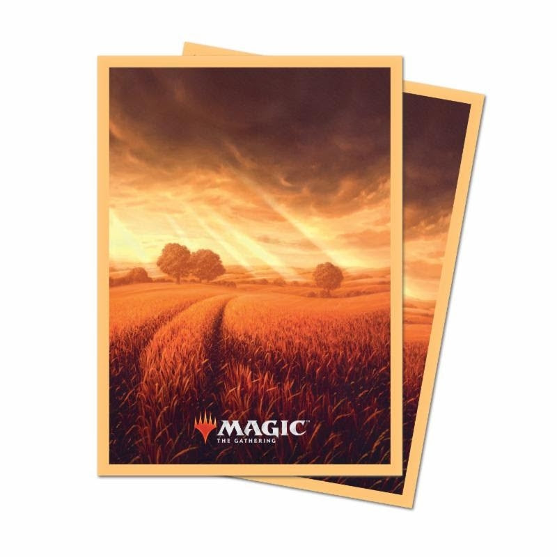Image for Unstable Lands Plains Standard Deck Protector sleeves for Magic (100-Pack) - Card Sleeves