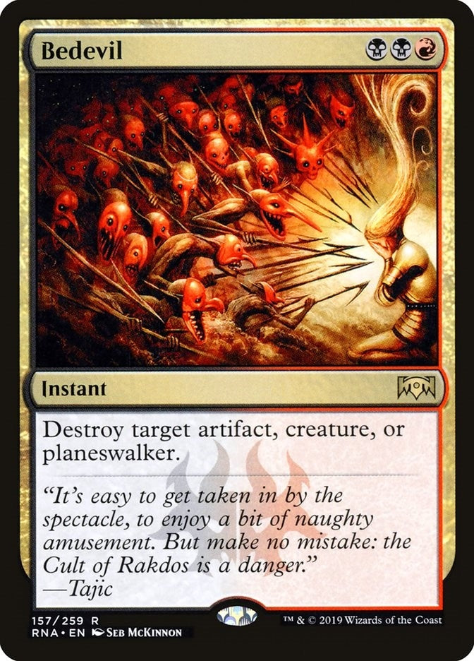 Image for Bedevil (157) (Ravnica Allegiance) - Magic: The Gathering