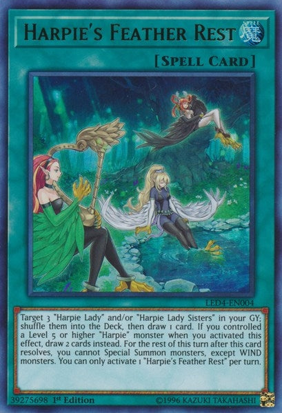 Image for Harpie's Feather Rest (LED4-EN004) (LED4) - YuGiOh