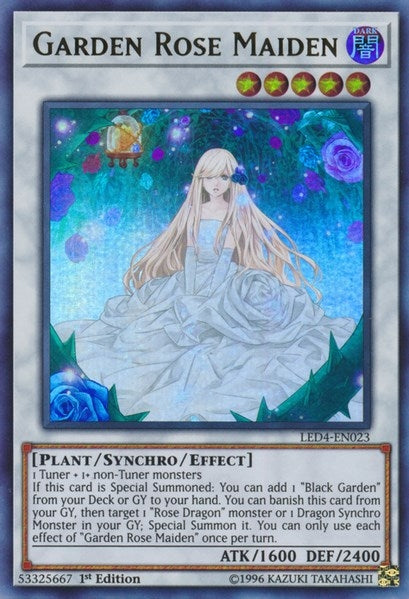 Image for Garden Rose Maiden (LED4-EN023) (LED4) - YuGiOh