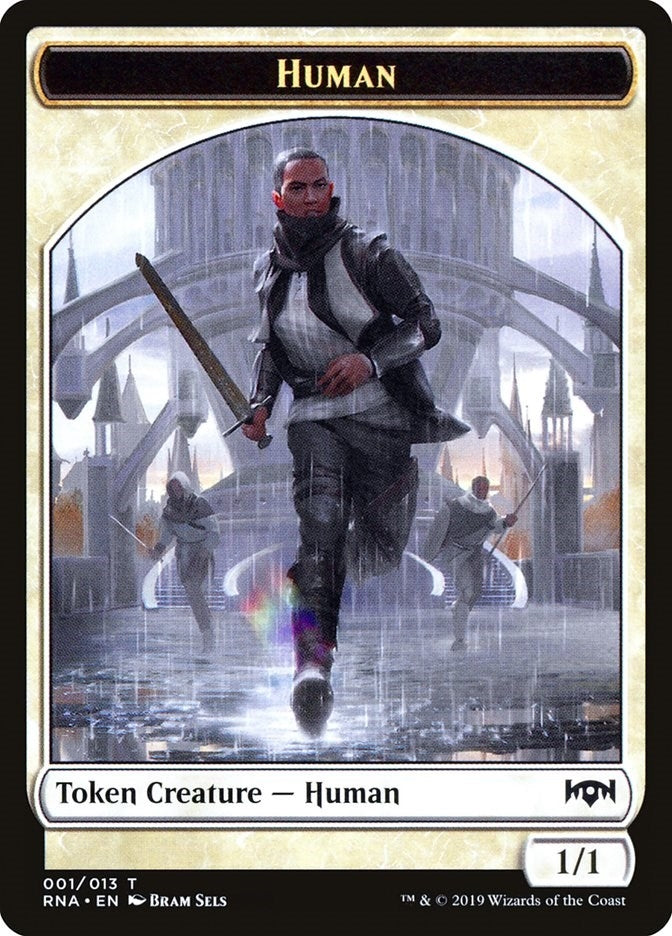 Image for Human Token (1) (Ravnica Allegiance) - Magic: The Gathering