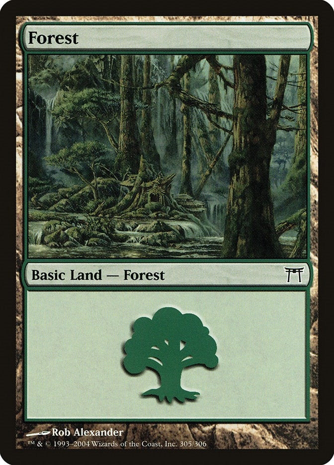 Image for Forest (305) (305) (Champions of Kamigawa) - Magic: The Gathering