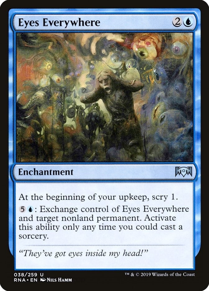 Image for Eyes Everywhere (38) (Ravnica Allegiance) - Magic: The Gathering