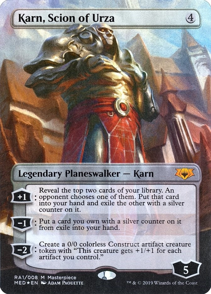 Image for Karn, Scion of Urza (RA1) (Mythic Edition: Ravnica Allegiance) - Magic: The Gathering