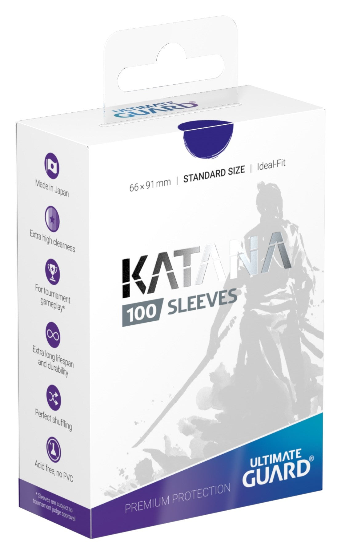 Image for Katana 2018 Standard Size Sleeves - Blue (100-Pack) - Card Sleeves