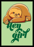 Image for Double Matte Sleeve - Hey Girl (50-Pack) - Card Sleeves