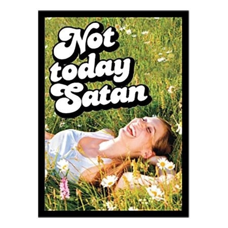 Image for Double Matte Sleeve - Not Today Satan (50-Pack) - Card Sleeves