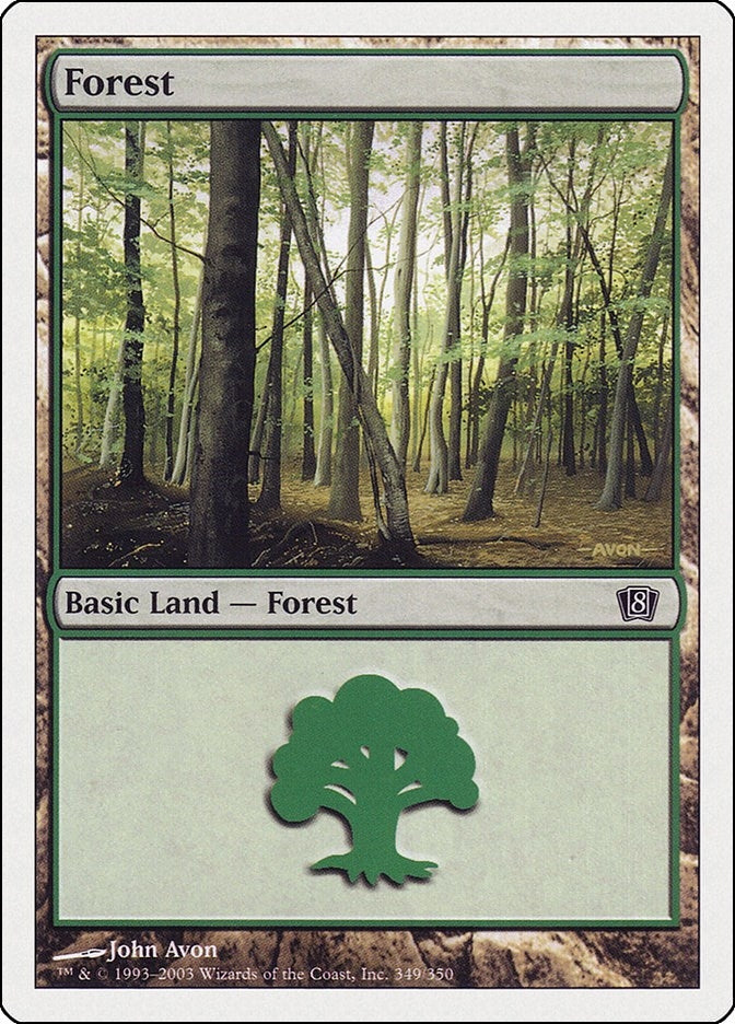 Image for Forest (349) (349) (8th Edition) - Magic: The Gathering