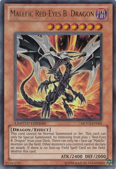 Image for Malefic Red-Eyes B. Dragon (MOV2-EN001) (YMP1) - YuGiOh