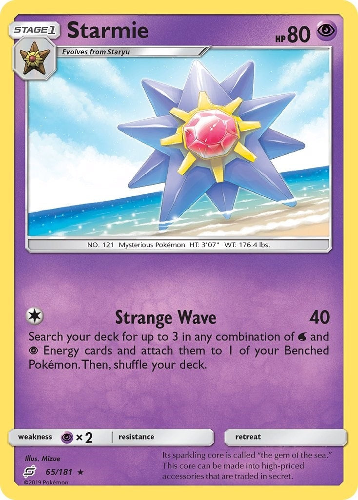 Image for Starmie (65/181) (SM9) - Pokemon