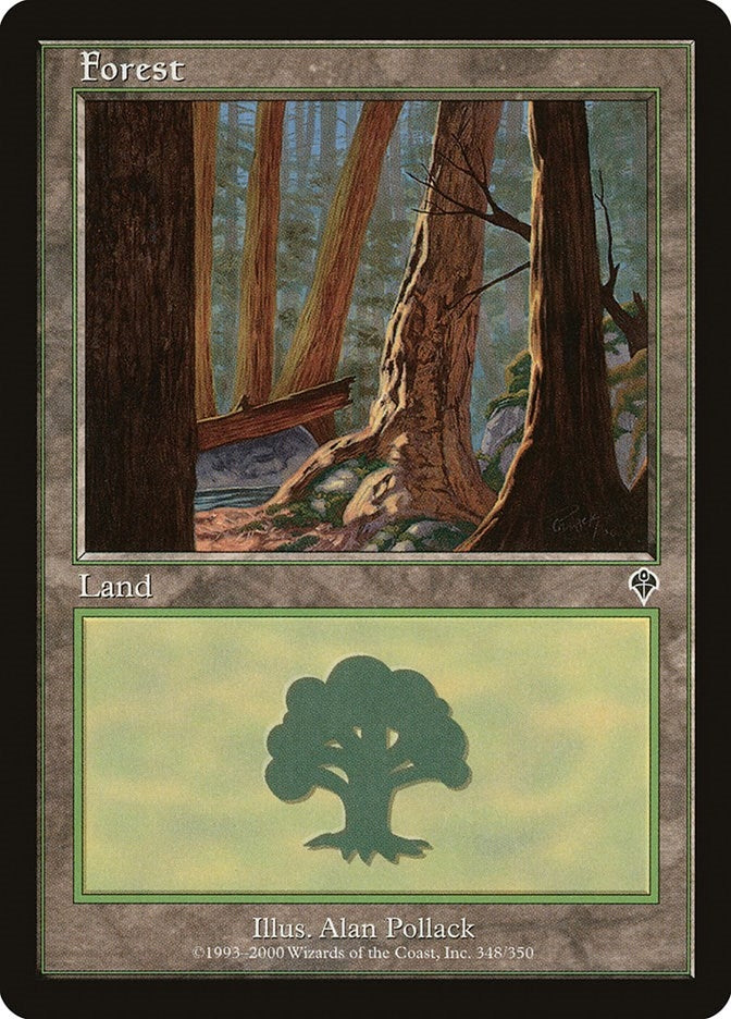 Image for Forest (348) (348) (Invasion) - Magic: The Gathering