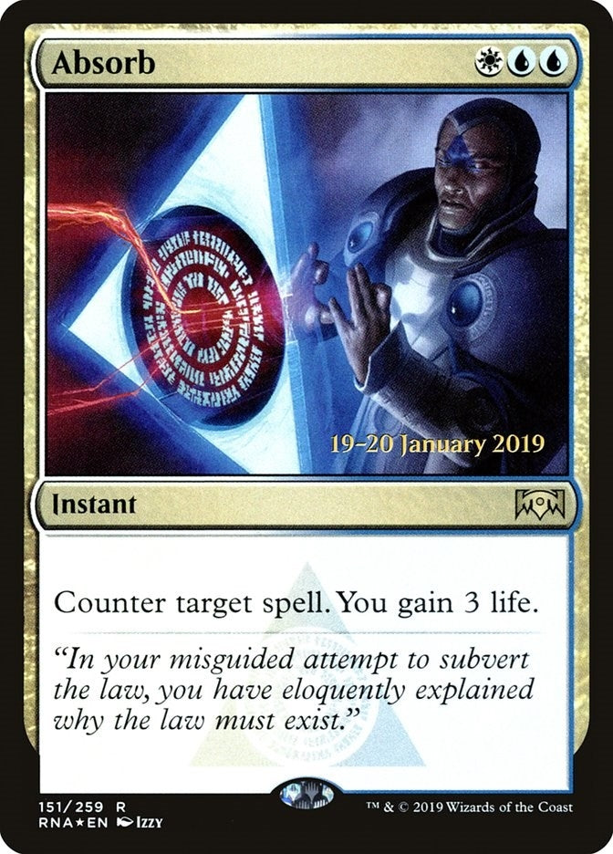 Image for Absorb (151) (Prerelease Cards) - Magic: The Gathering