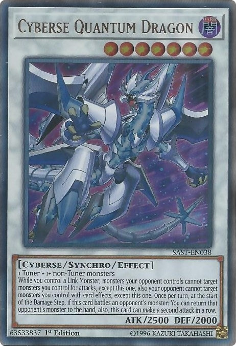 Image for Cyberse Quantum Dragon (SAST-EN038) (SAST) - YuGiOh