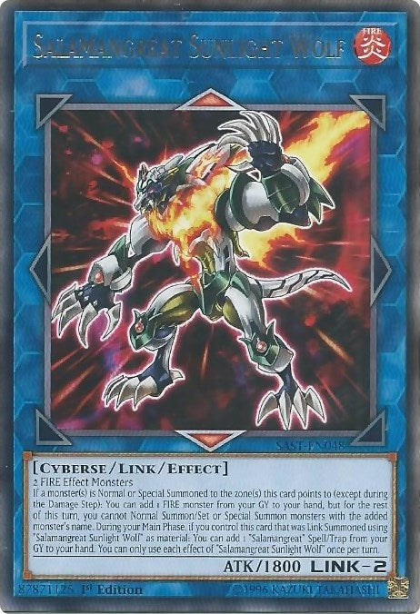 Image for Salamangreat Sunlight Wolf (SAST-EN048) (SAST) - YuGiOh