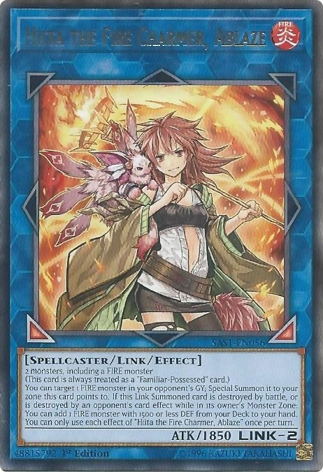 Image for Hiita the Fire Charmer, Ablaze (SAST-EN056) (SAST) - YuGiOh