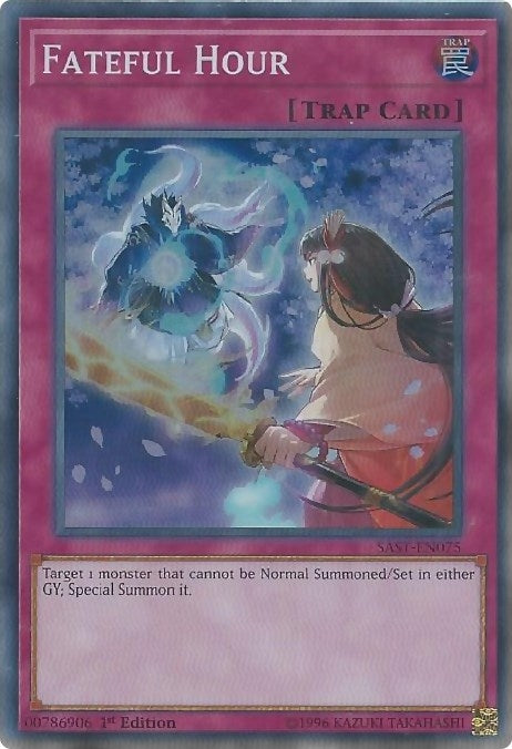 Image for Fateful Hour (SAST-EN075) (SAST) - YuGiOh