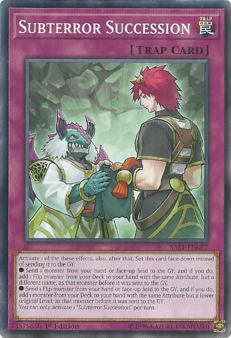 Image for Subterror Succession (SAST-EN077) (SAST) - YuGiOh