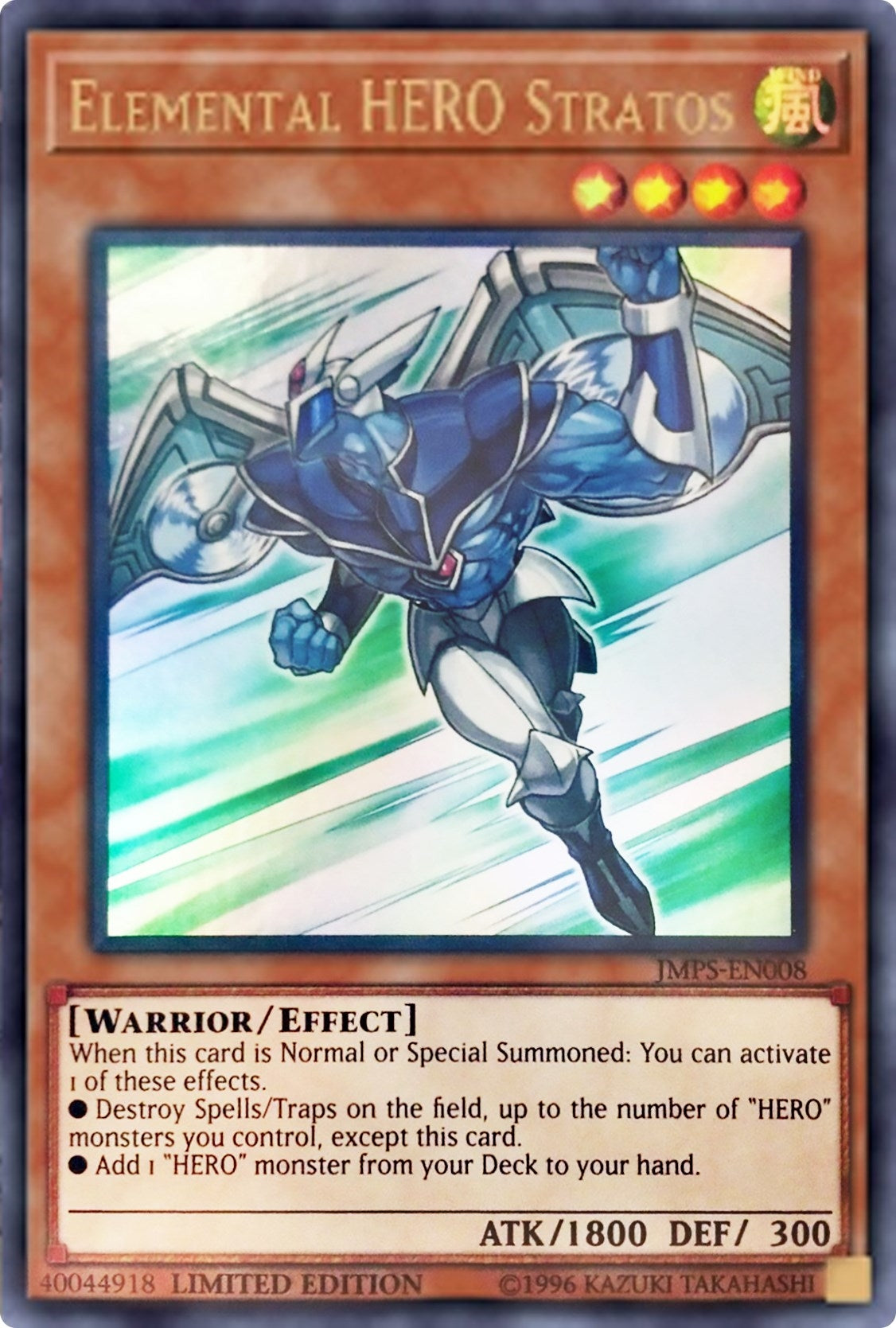 Image for Elemental HERO Stratos (JMPS-EN008) (SJMP) - YuGiOh