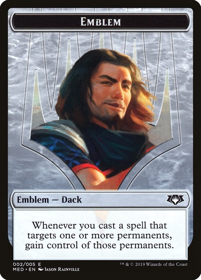 Image for Emblem - Dack Fayden (2) (Mythic Edition: Ravnica Allegiance) - Magic: The Gathering