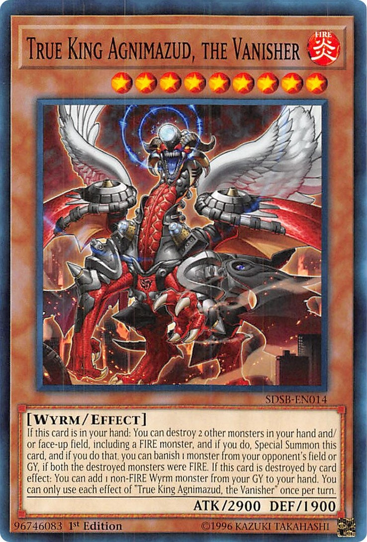 Image for True King Agnimazud, the Vanisher (SDSB-EN014) (SDSB) - YuGiOh