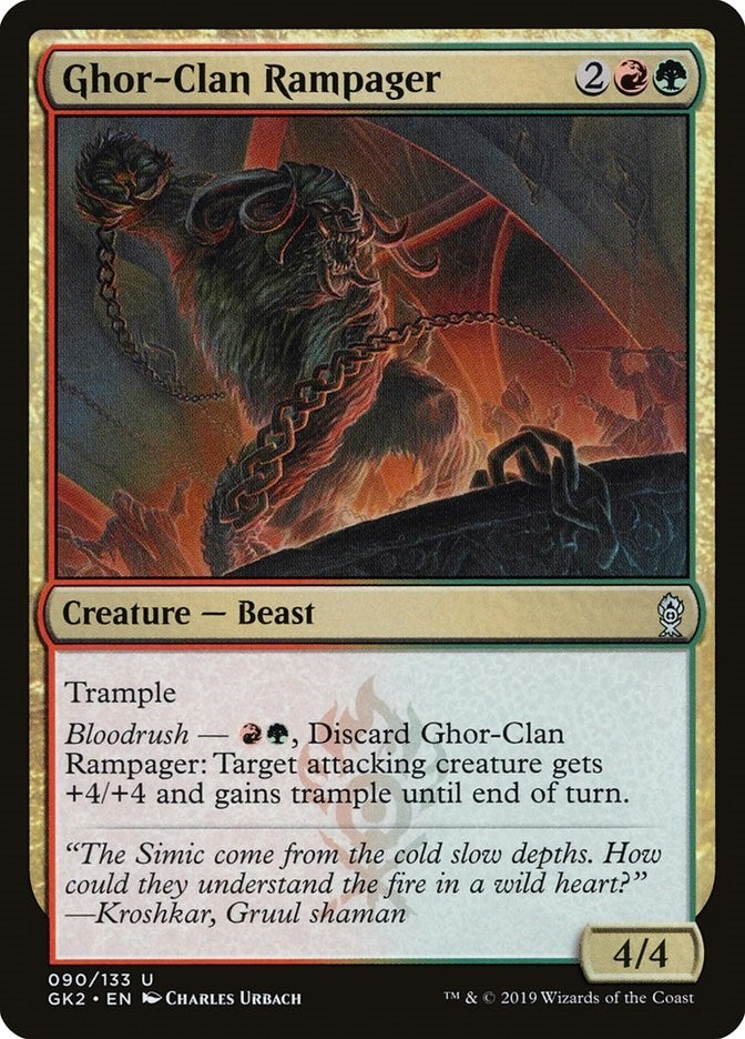 Image for Ghor-Clan Rampager (90) (Ravnica Allegiance: Guild Kits) - Magic: The Gathering