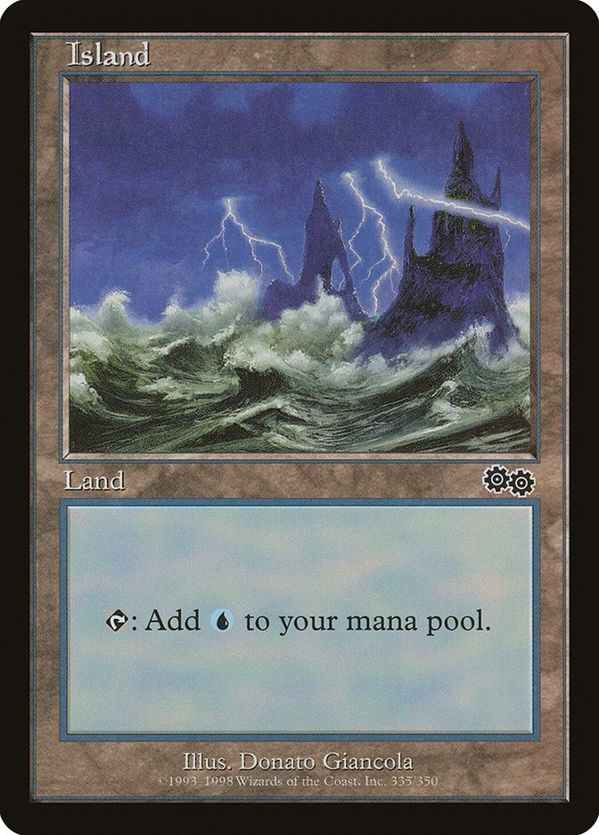 Image for Island (335) (335) (Urza's Saga) - Magic: The Gathering