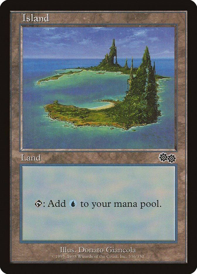 Image for Island (336) (336) (Urza's Saga) - Magic: The Gathering