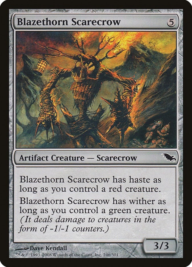 Image for Blazethorn Scarecrow (246) (Shadowmoor) - Magic: The Gathering
