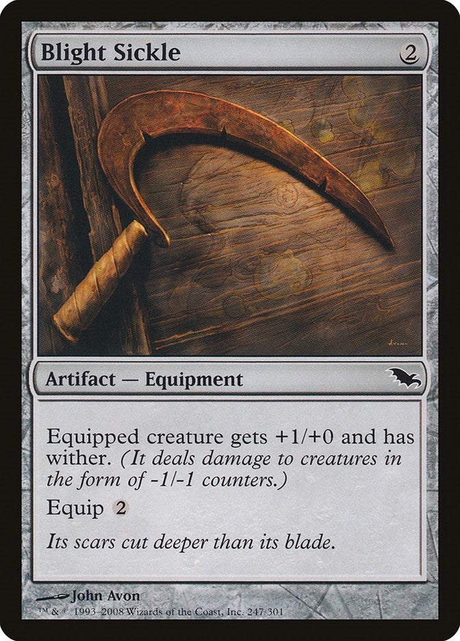 Image for Blight Sickle (247) (Shadowmoor) - Magic: The Gathering