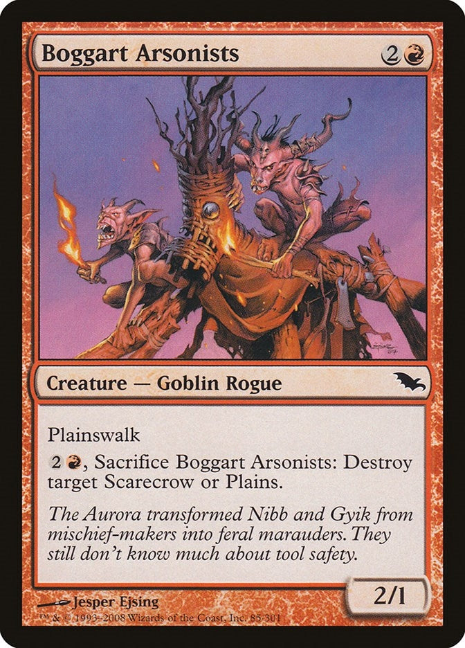 Image for Boggart Arsonists (85) (Shadowmoor) - Magic: The Gathering