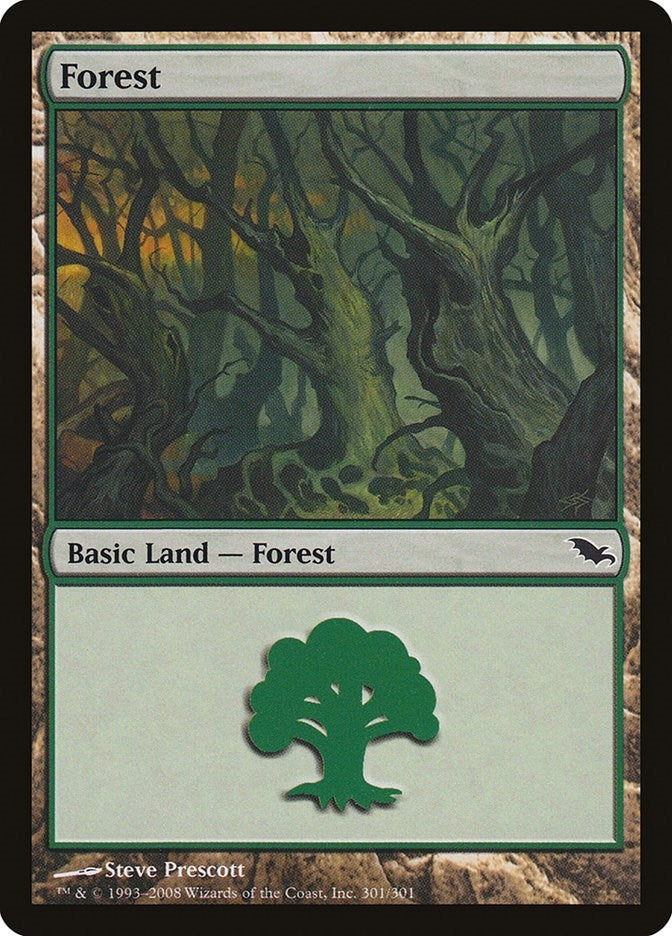 Image for Forest (301) (301) (Shadowmoor) - Magic: The Gathering