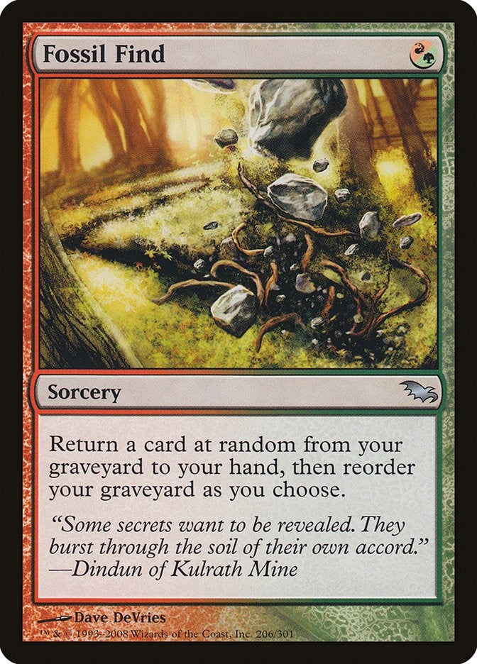 Image for Fossil Find (206) (Shadowmoor) - Magic: The Gathering