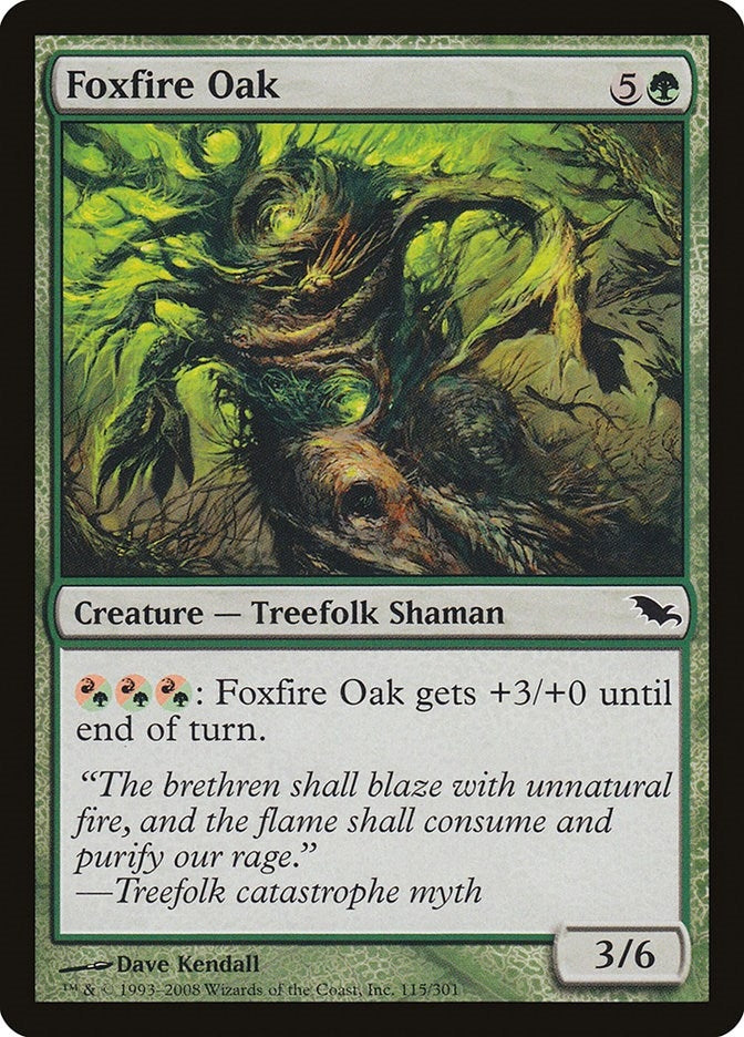 Image for Foxfire Oak (115) (Shadowmoor) - Magic: The Gathering