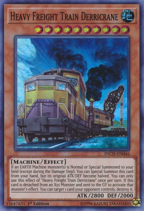 Image for Heavy Freight Train Derricrane (INCH-EN046) (INCH) - YuGiOh