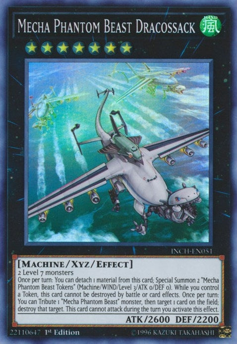 Image for Mecha Phantom Beast Dracossack (INCH-EN051) (INCH) - YuGiOh
