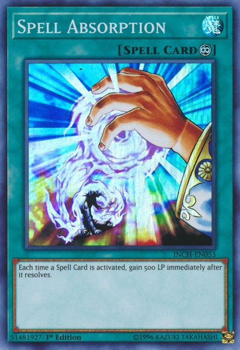 Image for Spell Absorption (INCH-EN053) (INCH) - YuGiOh