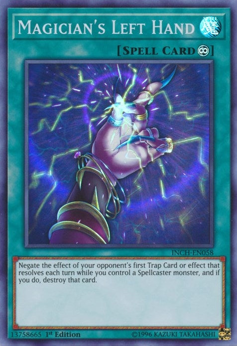Image for Magician's Left Hand (INCH-EN058) (INCH) - YuGiOh