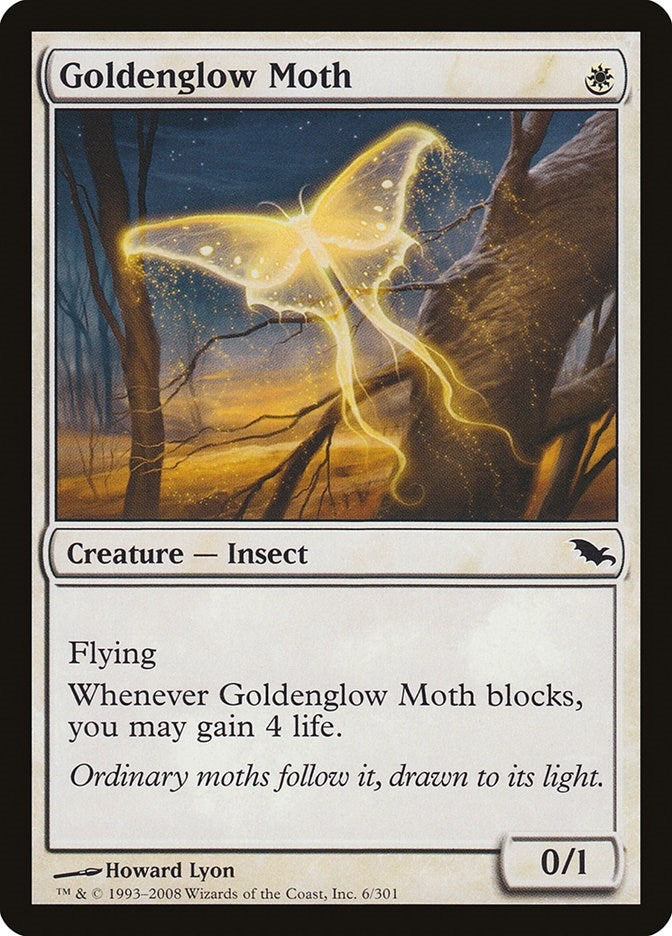 Image for Goldenglow Moth (6) (Shadowmoor) - Magic: The Gathering